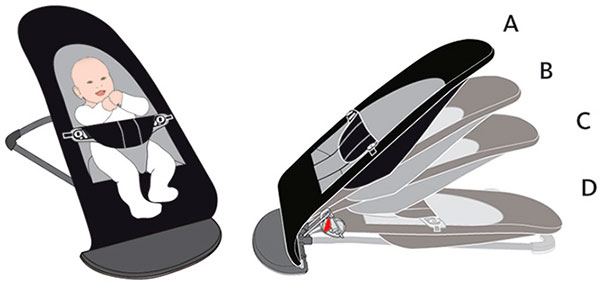 Шезлонг-качалка Babybjorn Babysitter Balance